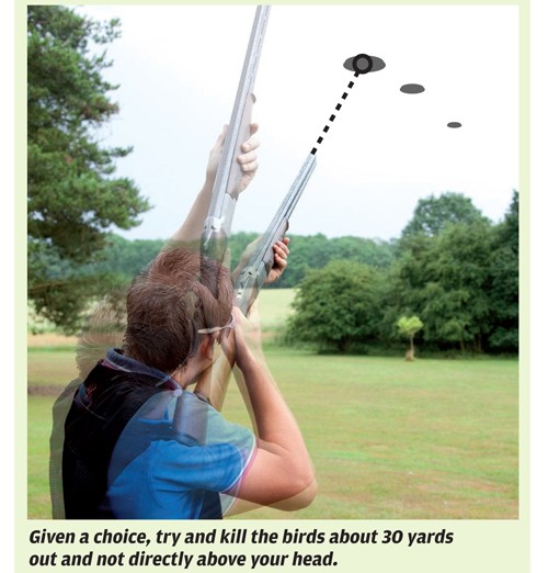 Clay shooting: grouse and partridge targets