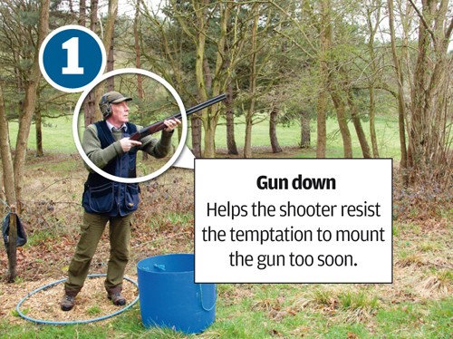 shooting gun down 