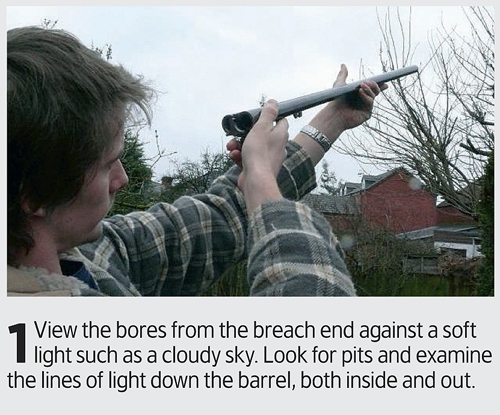 checking barrels 