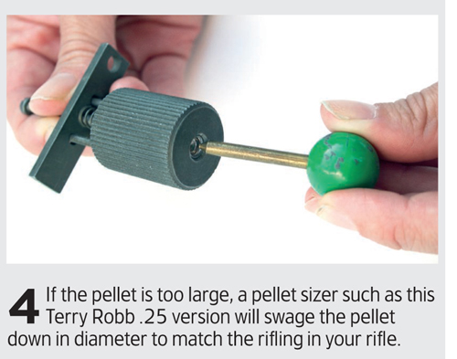 Improve diameter variation in air rifle pellets 