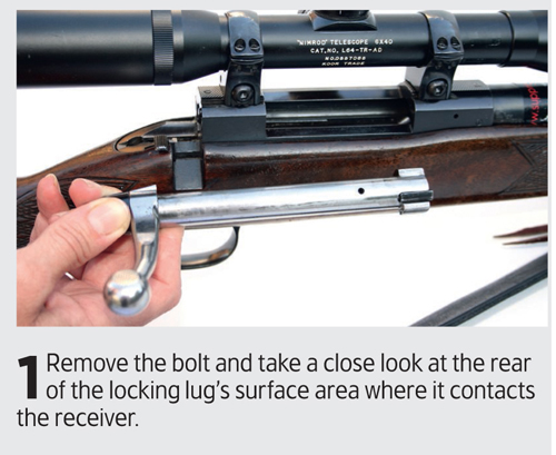 Smooth out the bolt lug on your rifle