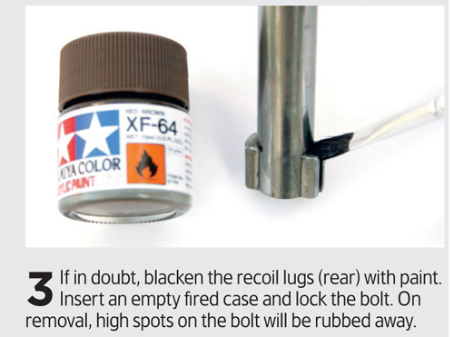 Smooth out the bolt lug on your rifle