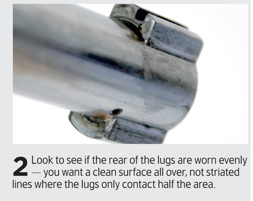 Smooth out the bolt lug on your rifle
