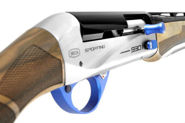 Breda 930i in blue, shotguns for clay pigeon shooting