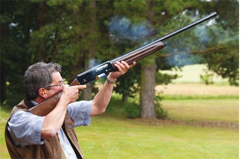 semi auto clay shooting ground