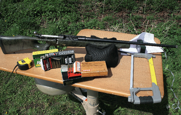 tools to shorten a rifle barrel 